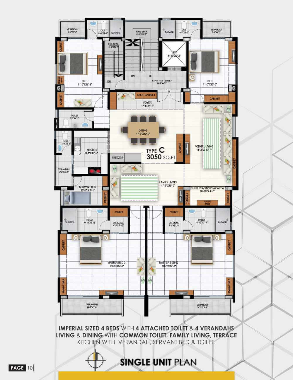 Single Unit Floor Plan